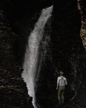 Off-road vehicles on mountain terrain